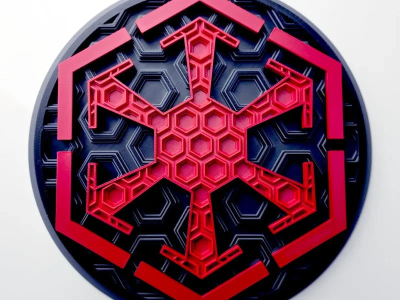 Sith Empire Wall Art Or Display 3D printed Dimensional Mosaic