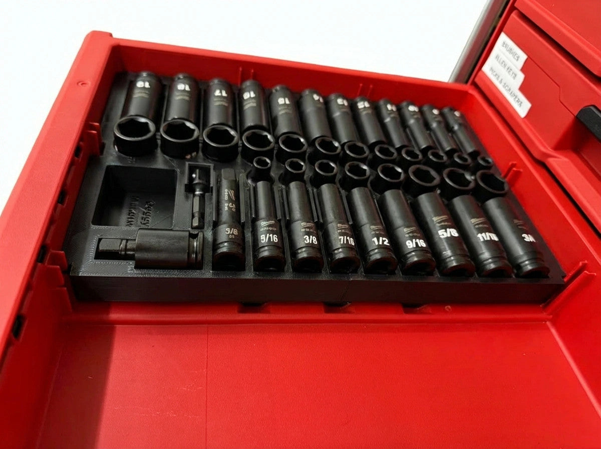 Milwaukee 49-66-7009 Impact Socket Insert for PACKOUT Drawer (Insert Only)