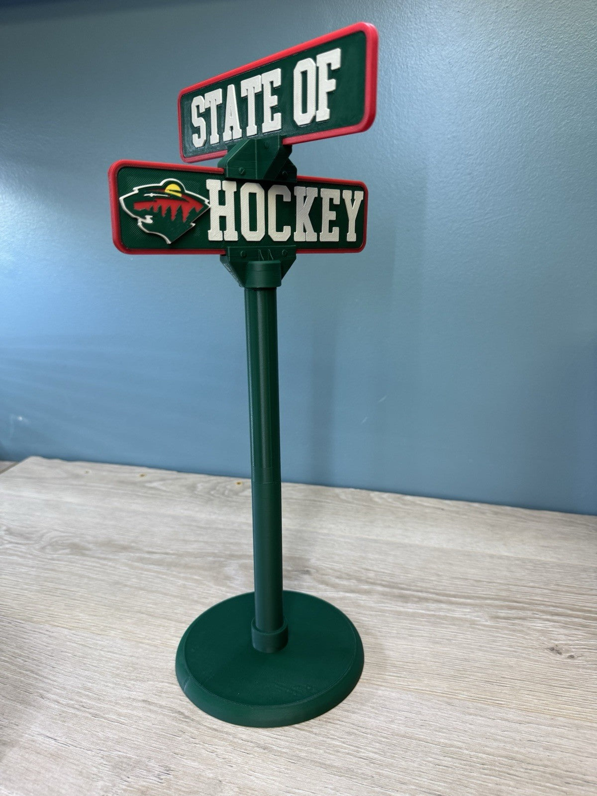 Minnesota Wild 15” Street Sign Office Decor Man Cave Fan Gift Memorabilia Decor