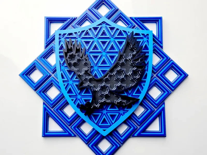 Harry Potter Wall Art Or Display 3D printed Grid Mosaic