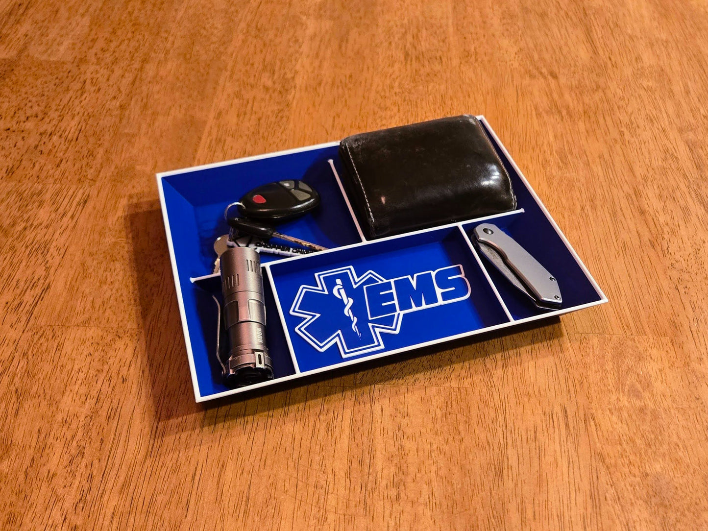 Emergency Medical Services EDC Dump Tray 3D Printed Valet Organizer Catchall