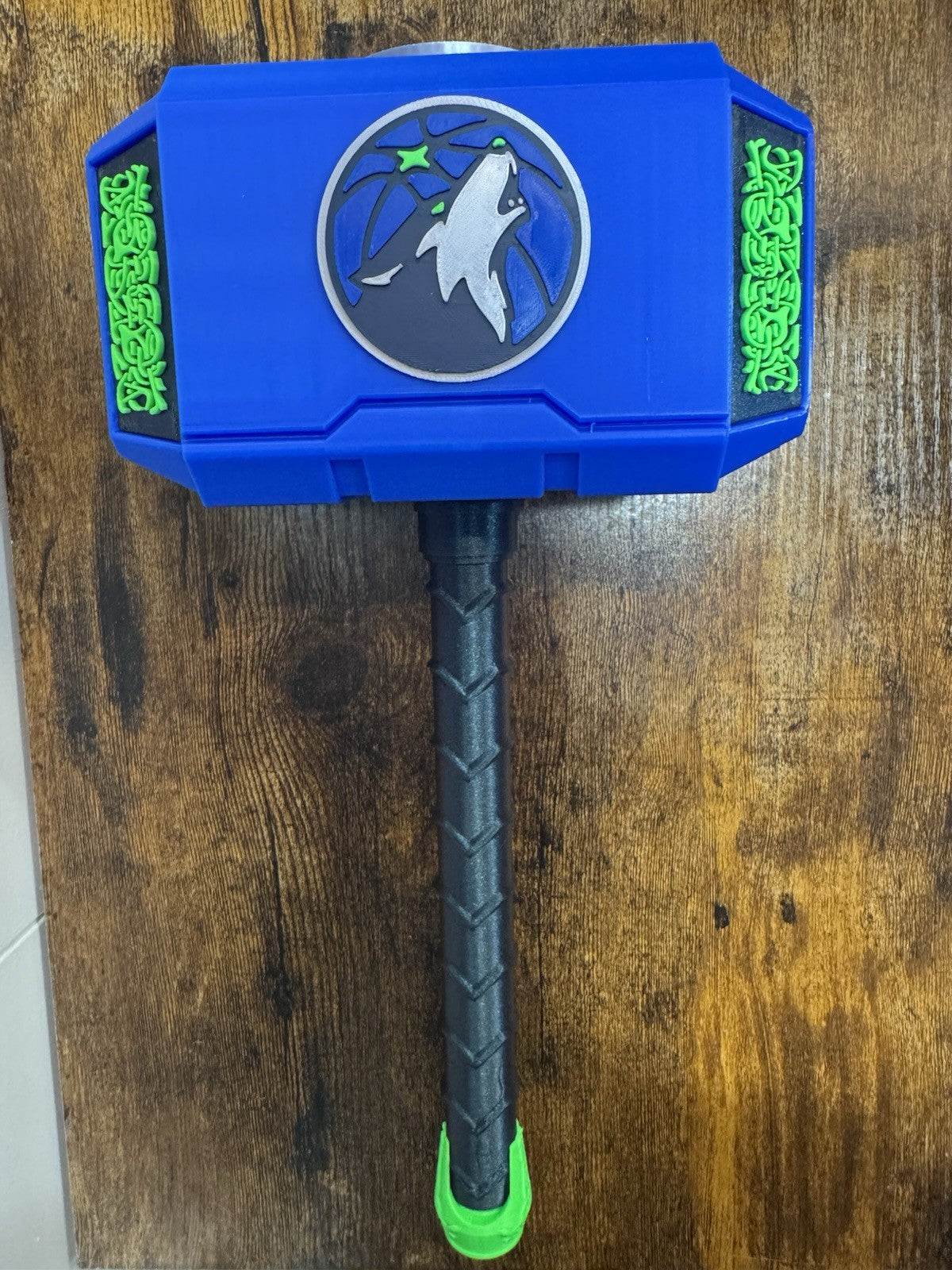 Minnesota Timberwolves Thor Hammer & Rock NBA Unique Fan Gifts Man Cave Office