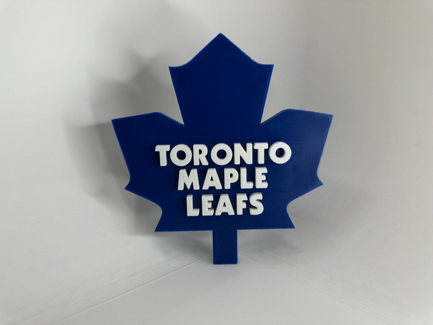 Toronto Maple Leafs Logo 1987 3D Printed Logo Wall Sign