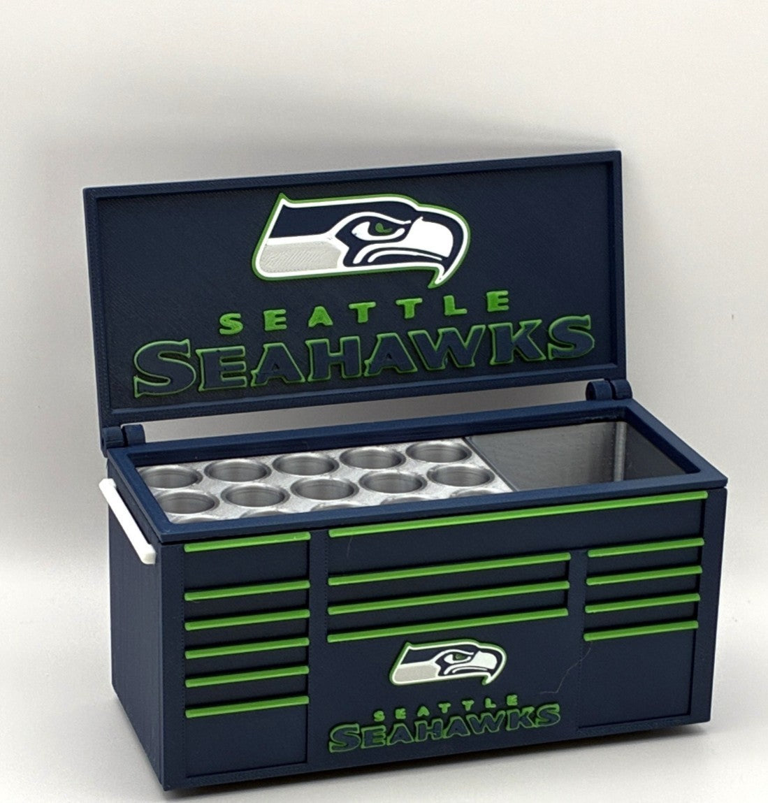 Mini Toolbox Pen Holder – Football Team Inspired Desk Organizer – Gift for Spor