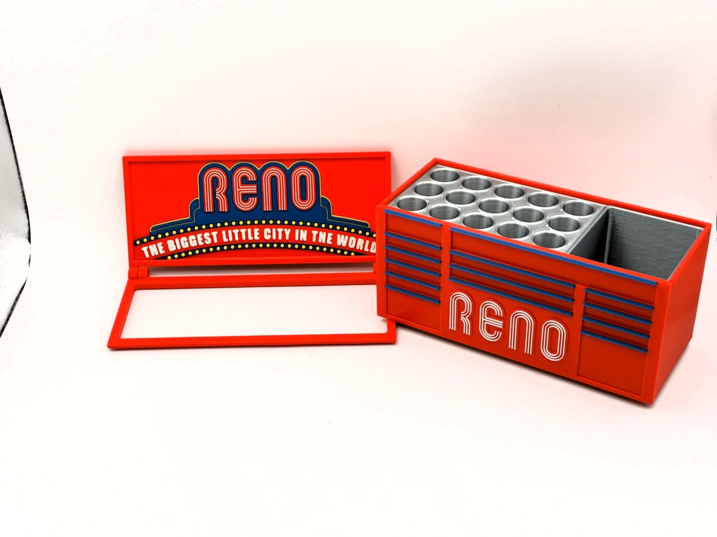 Reno Inspired Mini Toolbox Pen Holder – Desk Organizer Gift