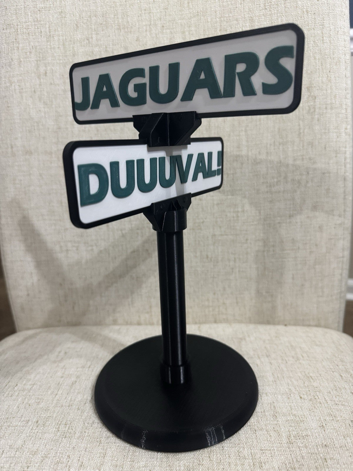 Jacksonville Jaguars Tabletop Sign