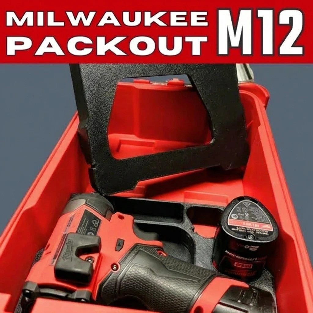 M12 3453-20 Hammer Drill Battery & Charger Insert for PACKOUT (Insert Only)