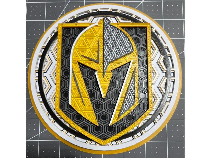 Las Vegas Golden Knights Wall Art Or Display 3D printed Dimensional Mosaic