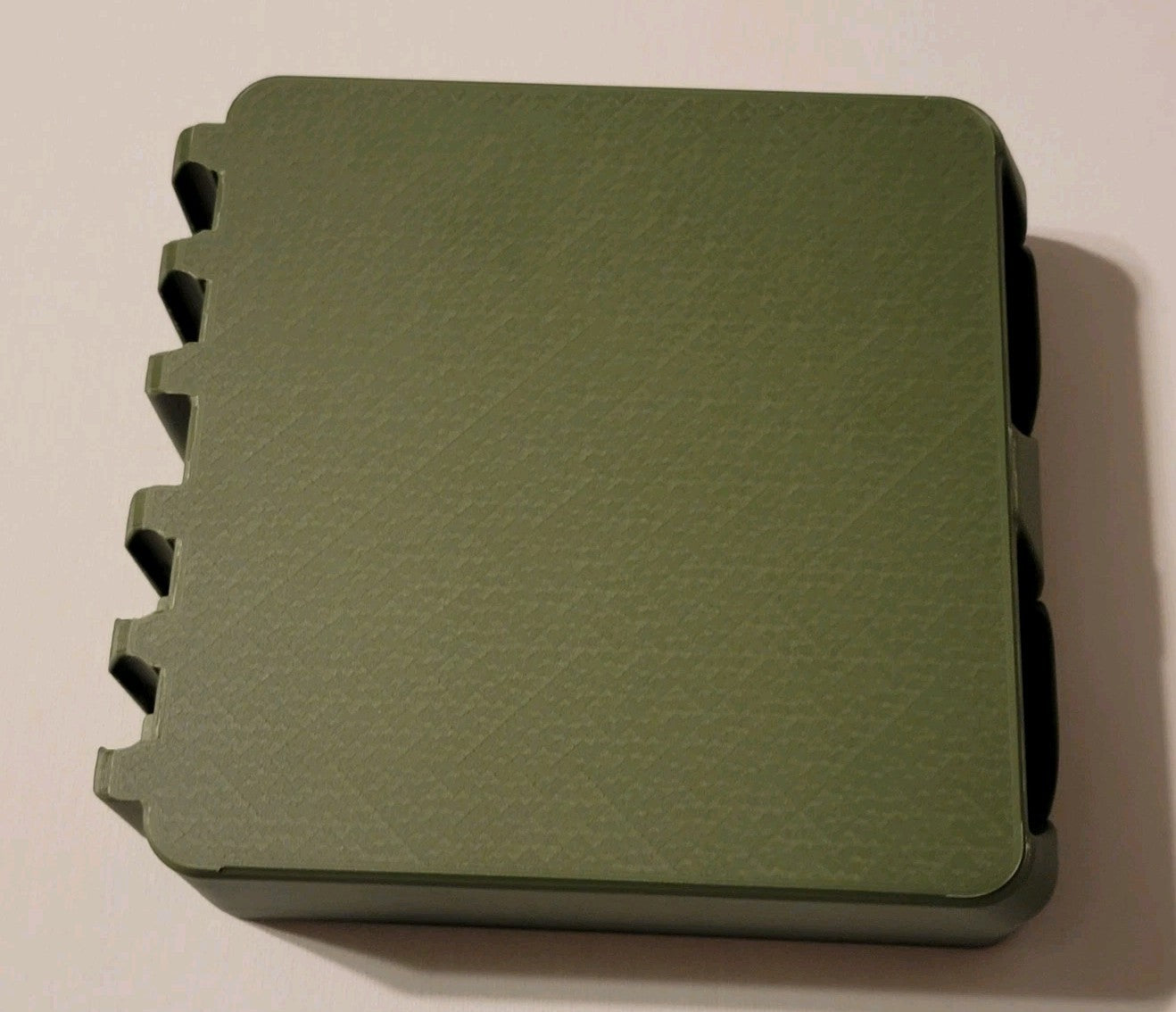 5.7 X 28 Ammo Box Snap Lock 100 rd 3D Printed Large Storage Olive Green Gold Pla