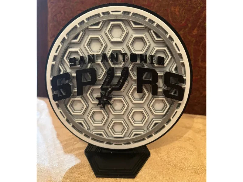San Antonio Spurs Wall Art Or Display 3D printed Dimensional Mosaic