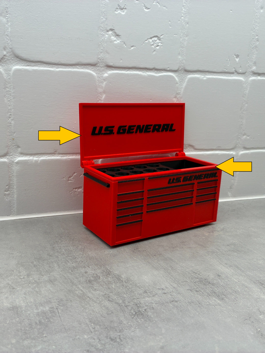 US GENERAL Workbench Toolbox Pen Holder