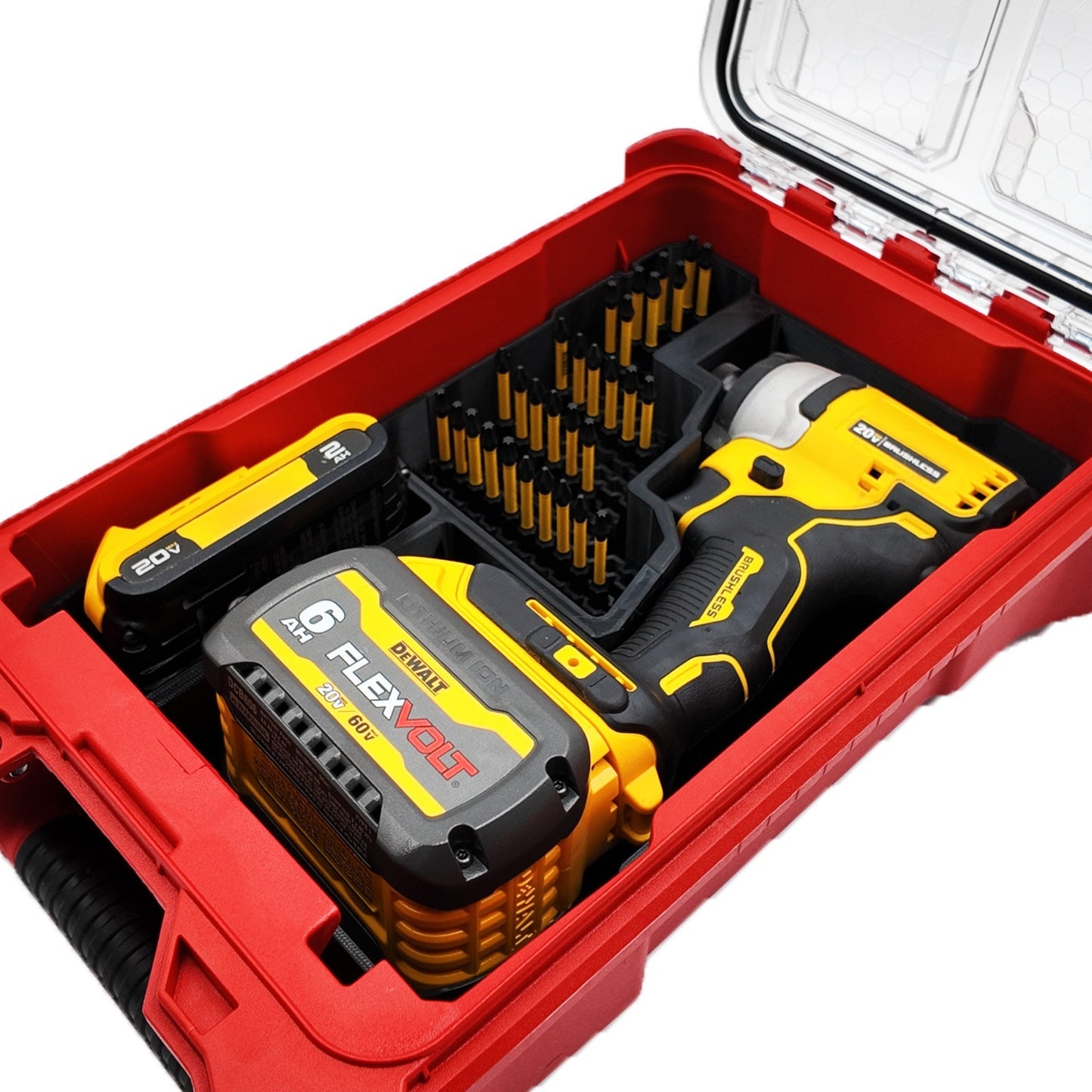 20V Brushless Impact (DCF870) Organizer for Milwaukee Compact Packout (Insert O