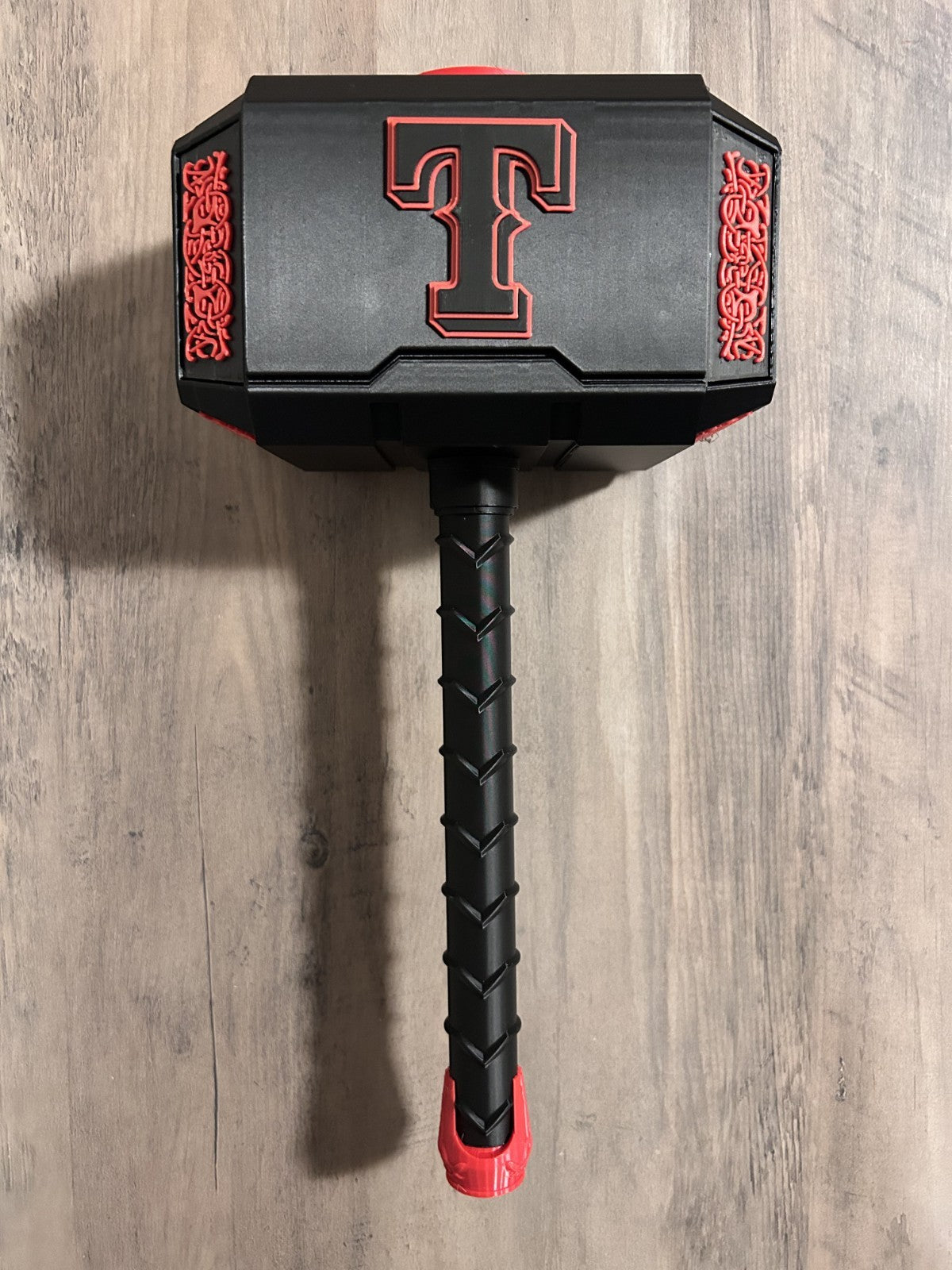 Eclipse Baseball Rangers Themed Mjolnir Thor's Hammer