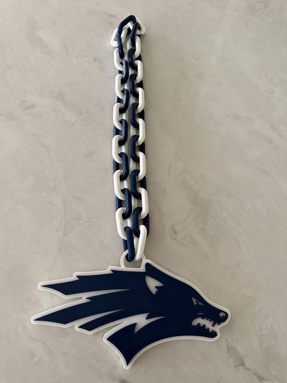 Nevada Wolf Pack Oversized Fan Necklace Hype Chain