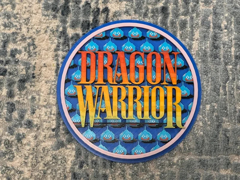 Dragon Warrior Wall Art Or Display 3D printed Dimensional Mosaic