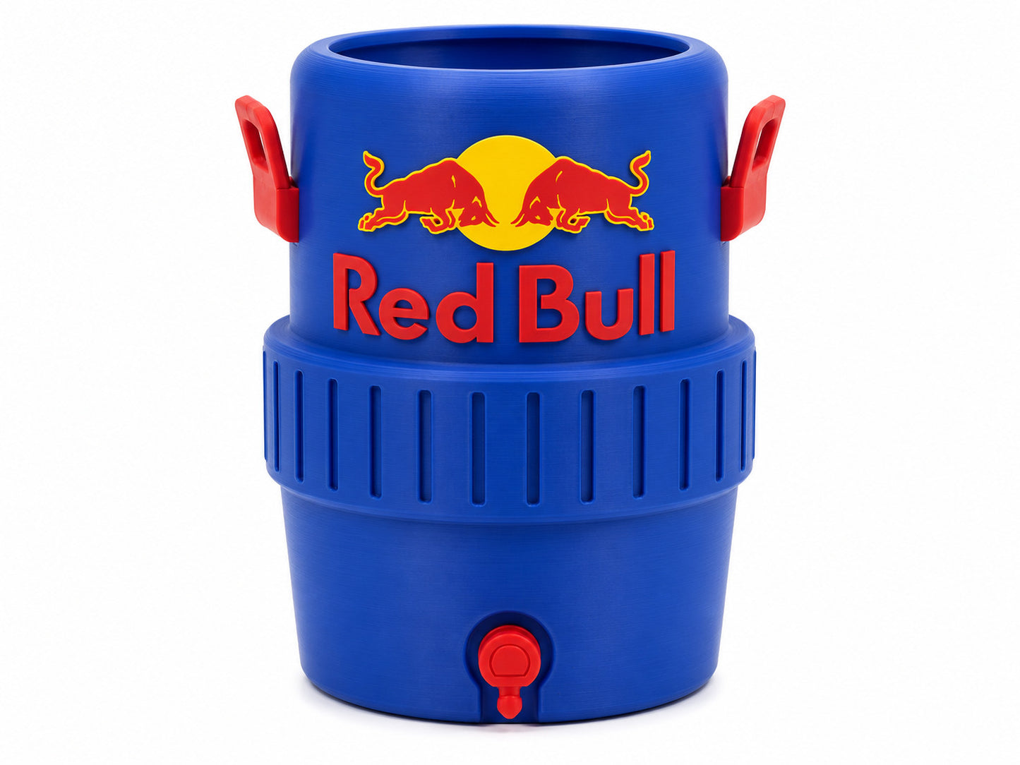 Red Bull 12 oz Can Koozie 3D Printed Can Cooler Beer Soda Holder