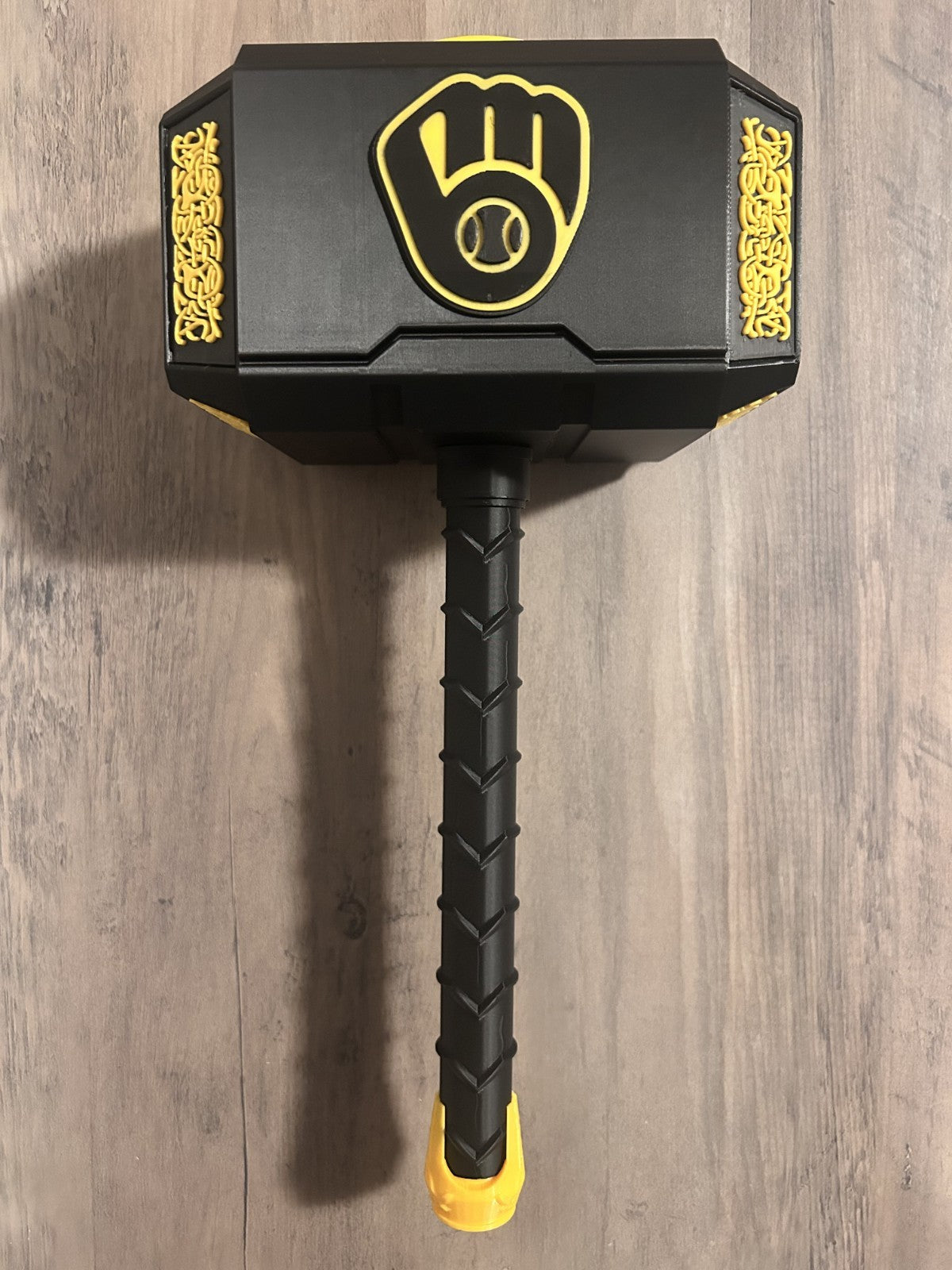 Eclipse Baseball Brewers Themed Mjolnir Thor's Hammer