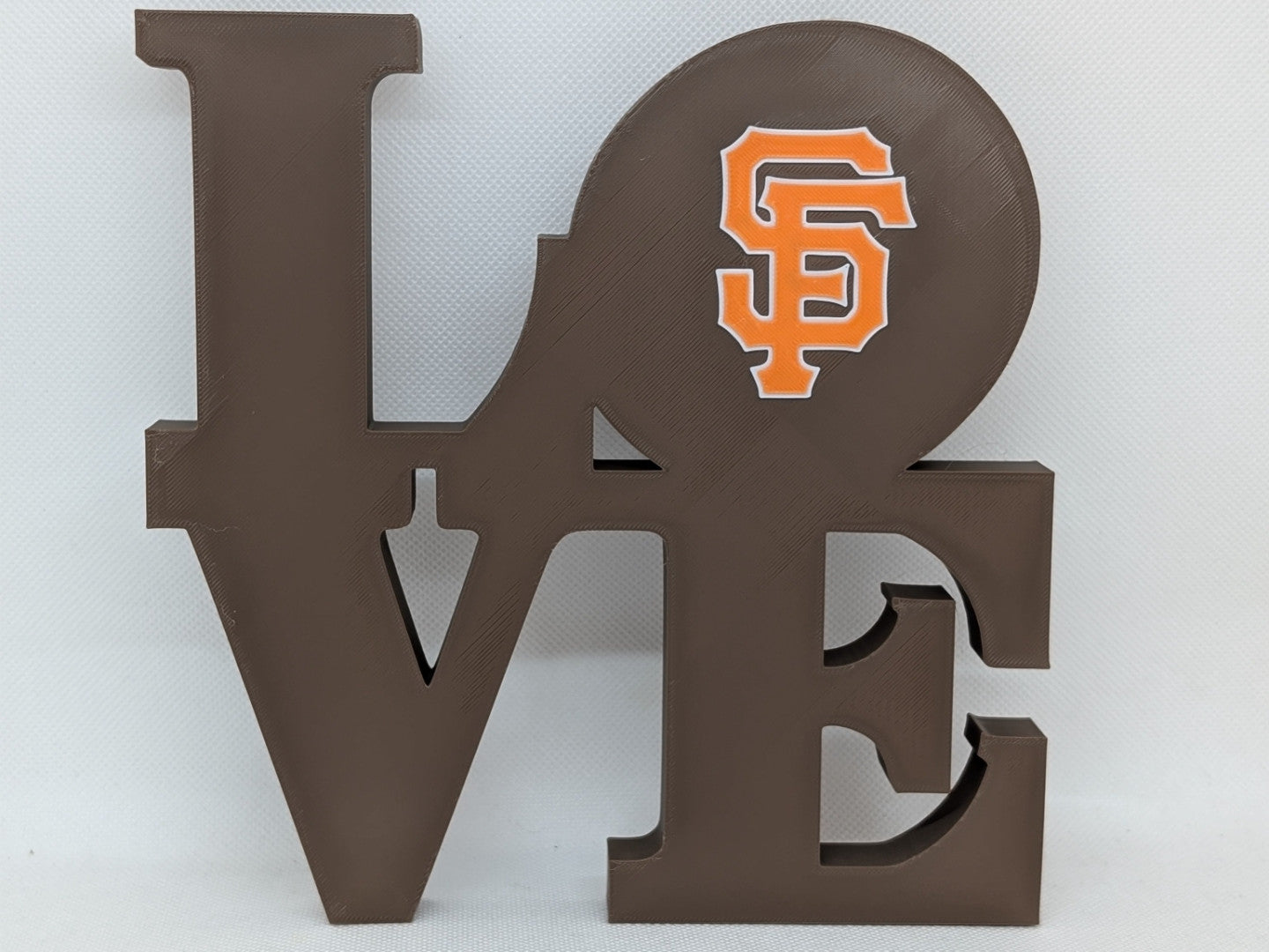 San Francisco Giants Love Park Sign LOVE 3D Printed Wall Sign