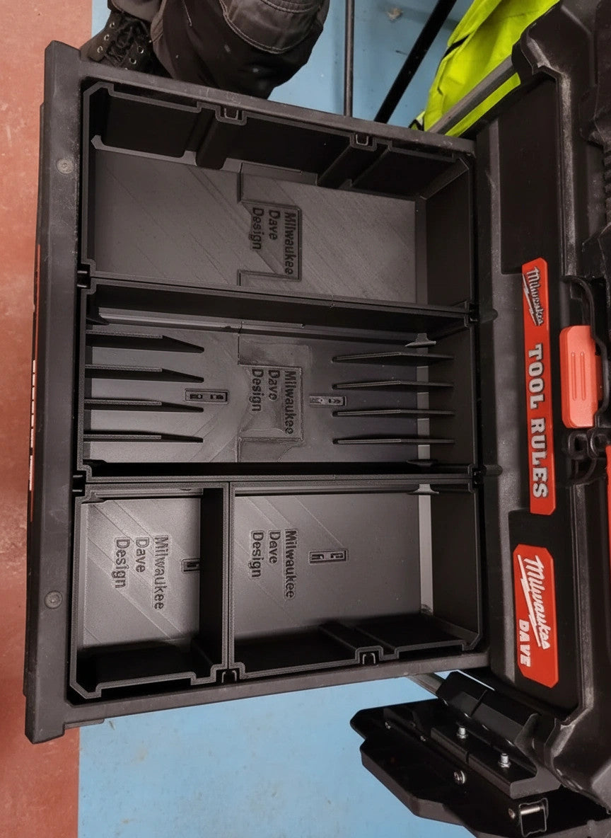 Milwaukee PACKOUT Drawer Insert – Full Length Organizer (Left or Right) (Insert