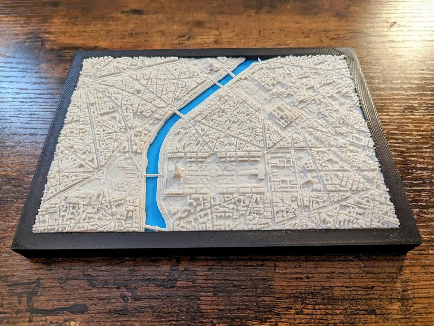 Paris France 3D City Map