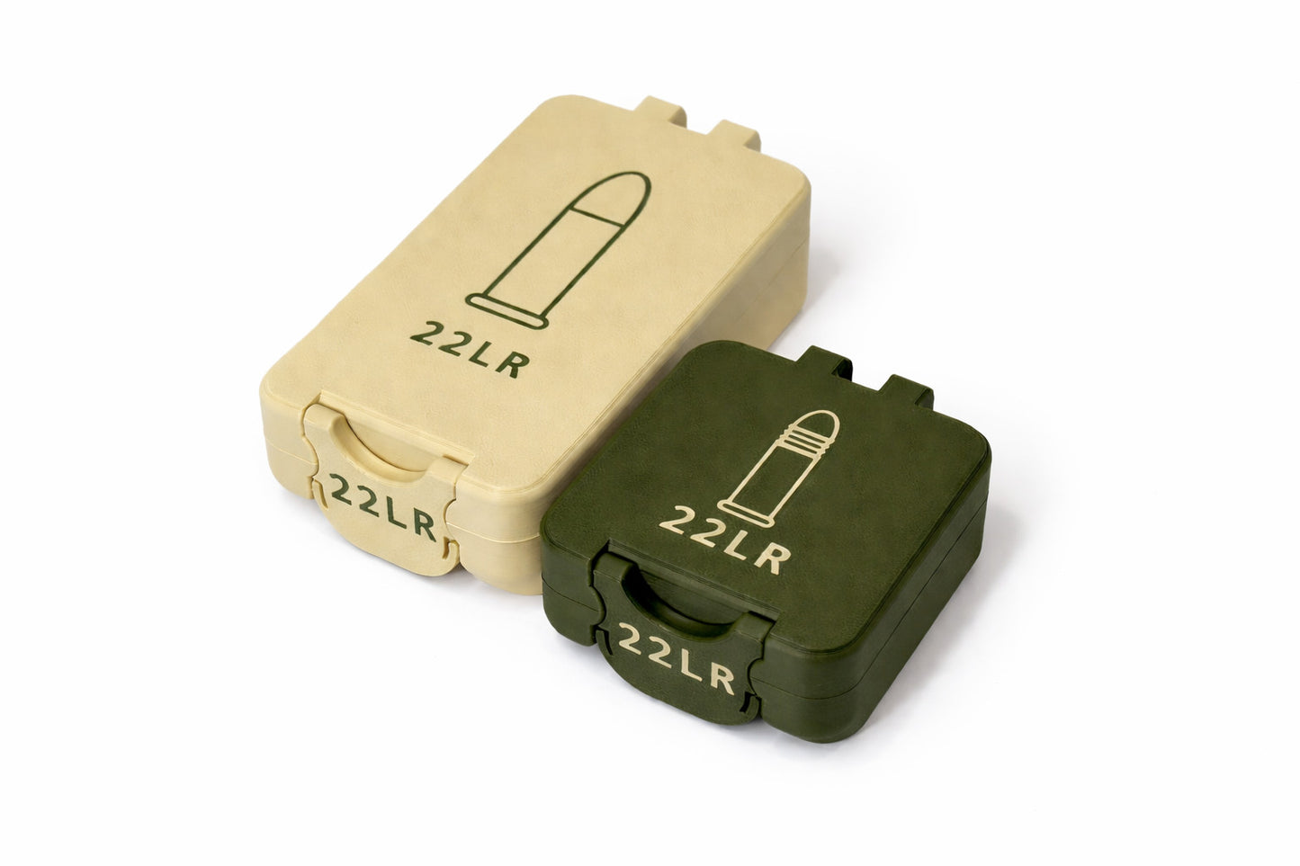 22 LR Ammo Box – 25 Rounds - Snap Close Storage Box | Fully Customizable