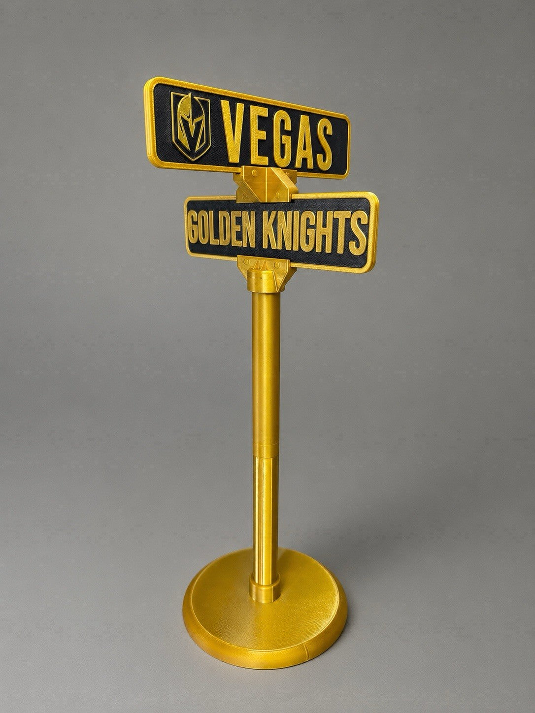 Vegas Golden Knights Street Sign Office Man Cave Sports Memorabilia Shelf Decor