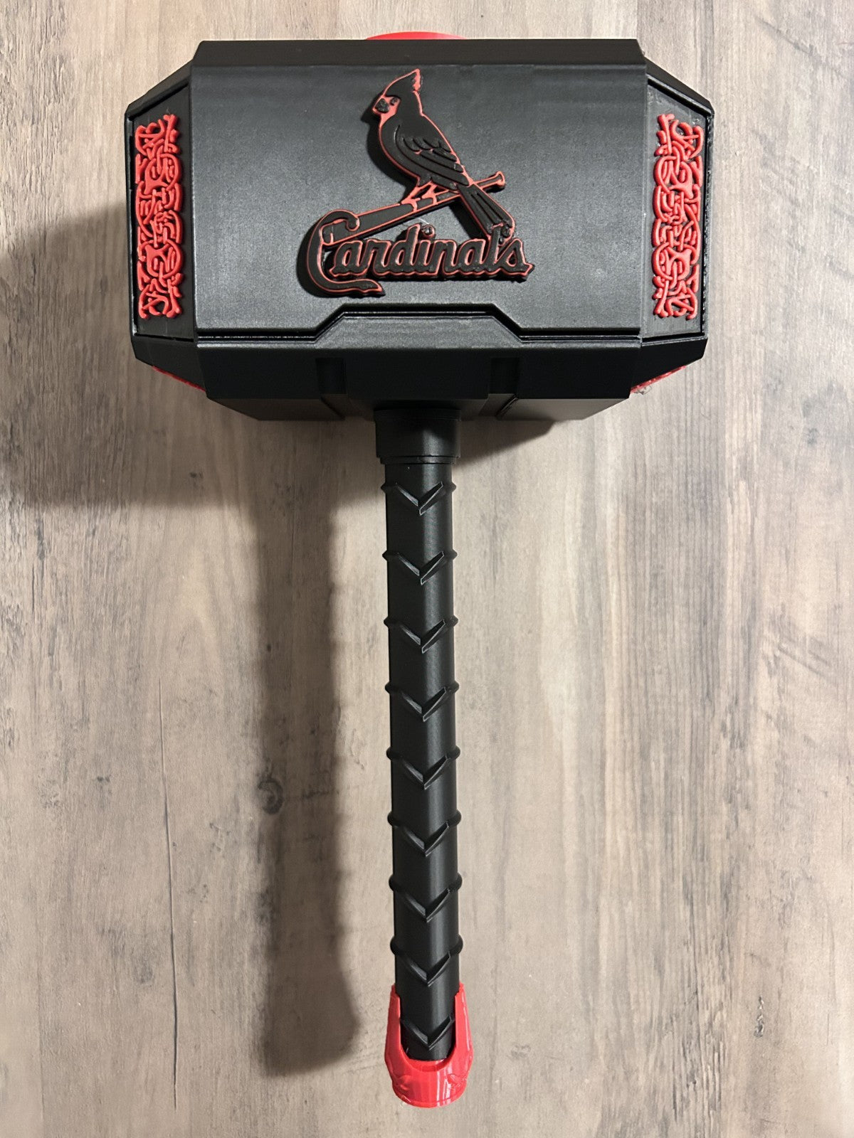 Eclipse Baseball Cardinals Themed Mjolnir Thor's Hammer