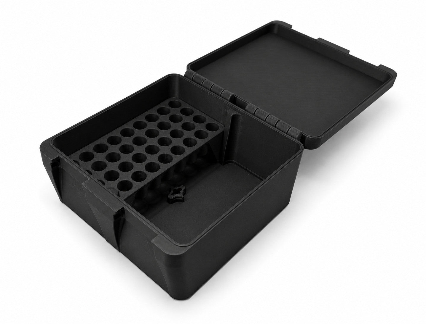 410 Gauge Ammo Box - Fits Up to 3 Inch Shells – 72 Rounds - Snap Close Storage