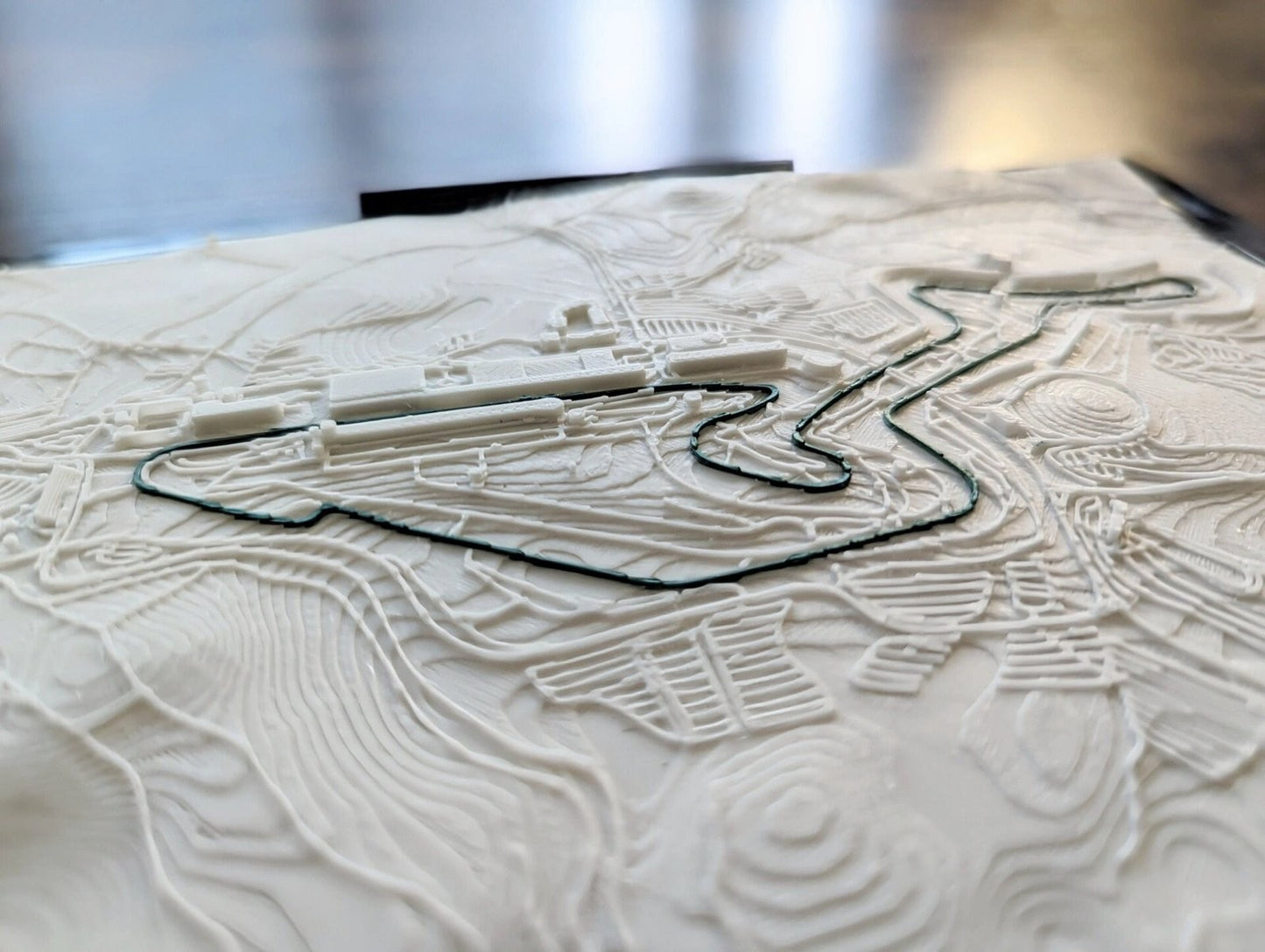 Nurburgring Germany 3D Racing F1 Circuit Map