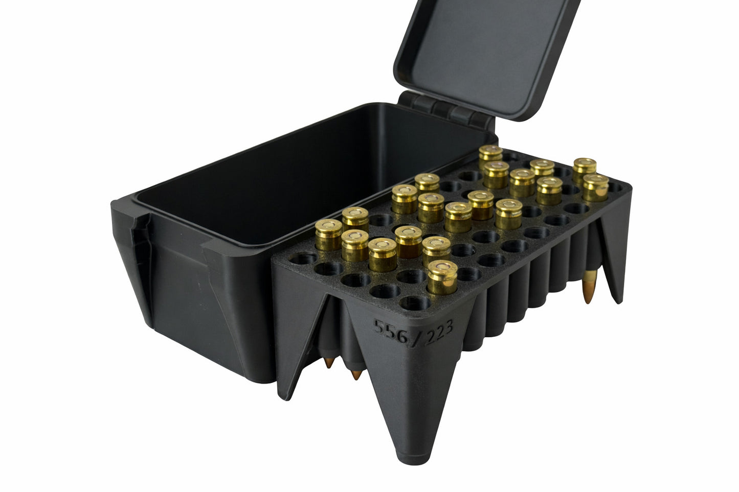 5.56 Ammo Box – 50 Rounds - Snap Close Storage Box | Fully Customizable