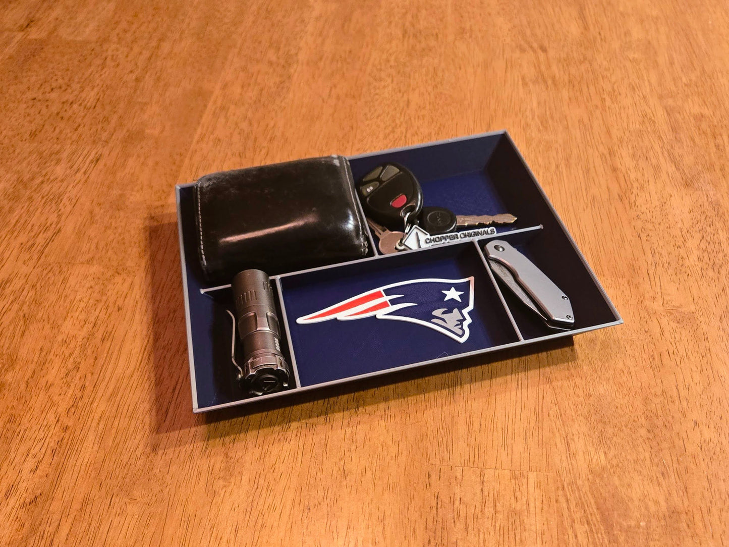 New England Patriots EDC Dump Tray 3D Printed Valet Desk Organizer Catchall