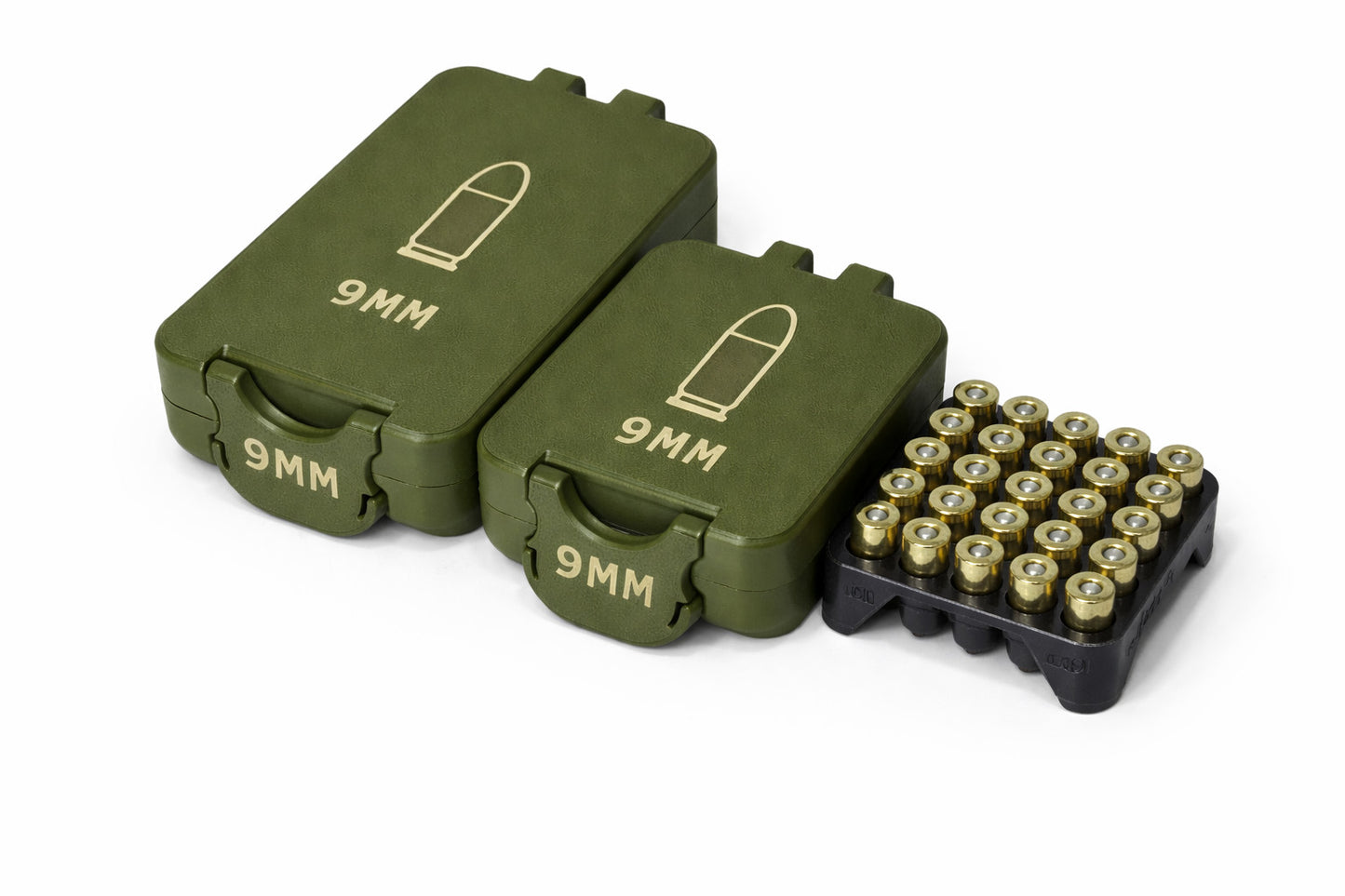 9mm Ammo Box – 25 Rounds - Snap Close Storage Box | Fully Customizable