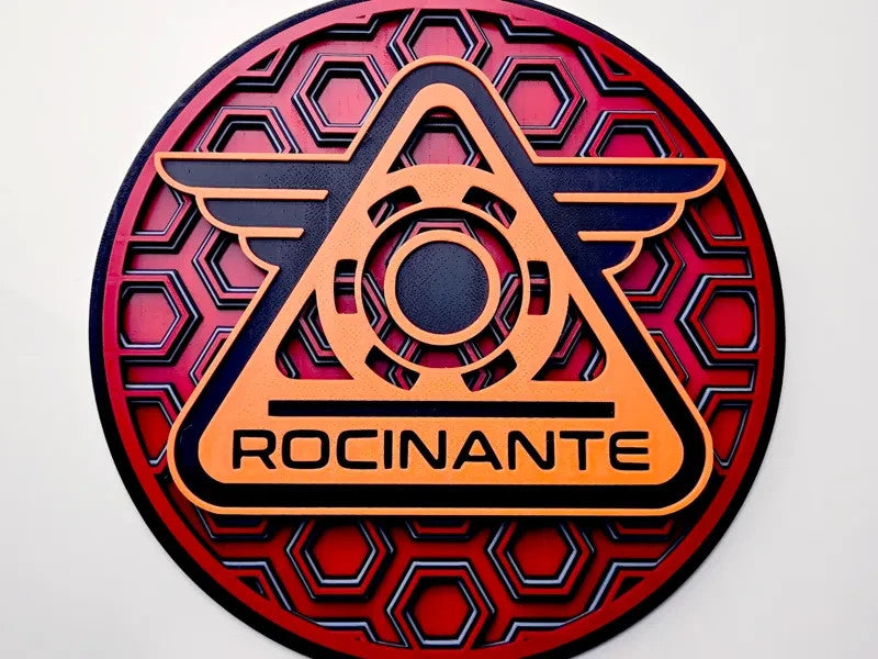 The Expanse Rocinante Wall Art Or Display 3D printed Dimensional Mosaic