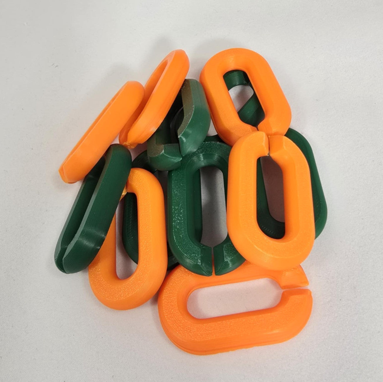 Miami Hurricanes Iris Fan Chain NCAA Big Logo Oversized Necklace Game Day Merch