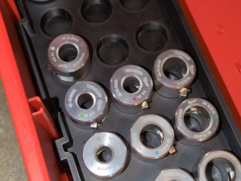 Fits Milwaukee M12 2435-20 Cable Stripper Die PACKOUT Drawer Insert (Insert Only