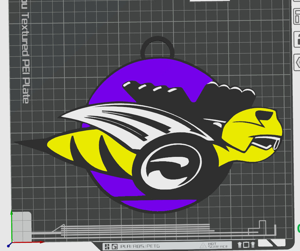 Rumble Bee 3D printed Hype Chain with 26 Links Per Chain