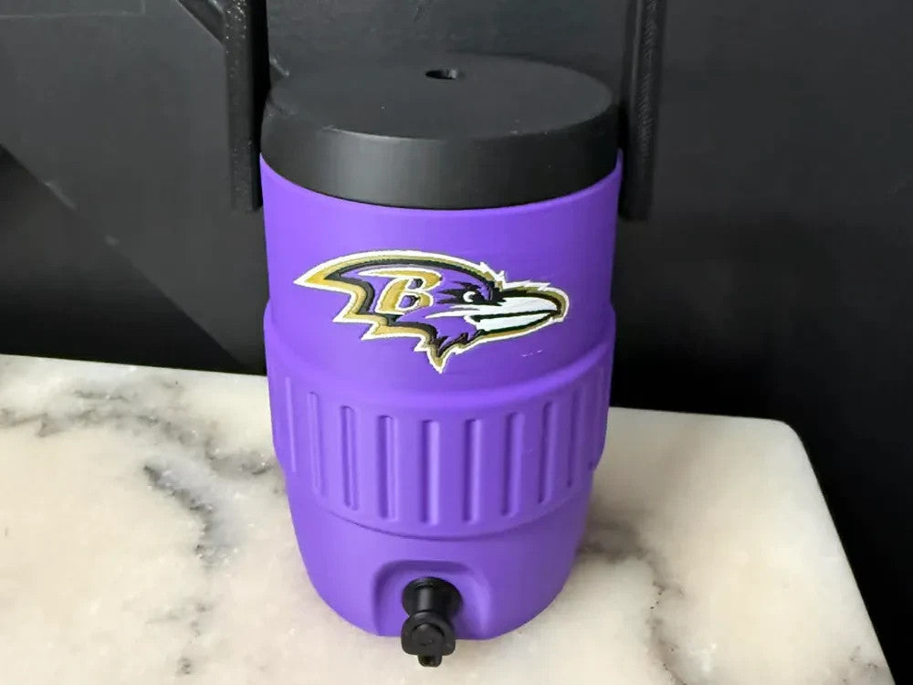 Baltimore Ravens Koozie 3D Printed 12 Oz Cans