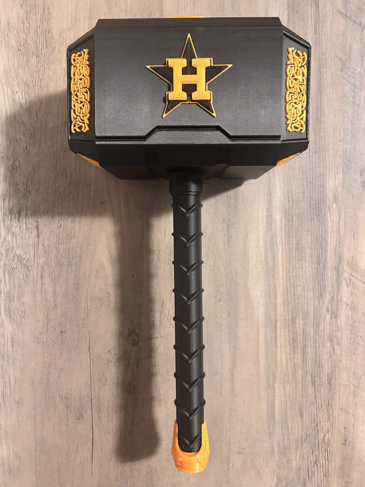 Eclipse Baseball Astros Themed Mjolnir Thor's Hammer