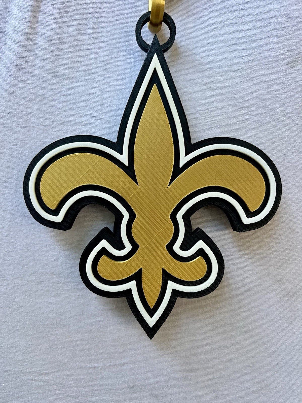 New Orleans Saints XL 3D Printed Fan Necklace Choose Favorite NFL Team Chain