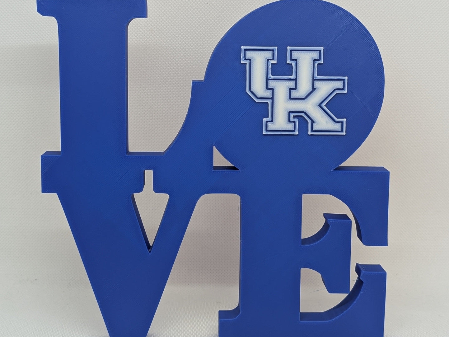 University Of Kentucky - Kentucky Wildcats Love 3D Printed Wall Sign