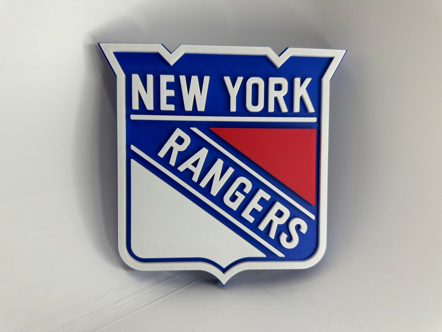 New York Rangers Logo 1999 3D Printed Logo Wall Sign