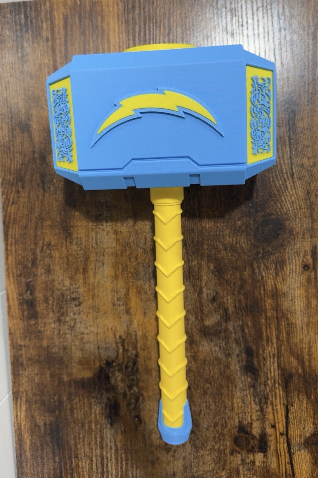 Los Angeles Chargers Thor Hammer Decoration NFL football Gifts Man Cave Desk