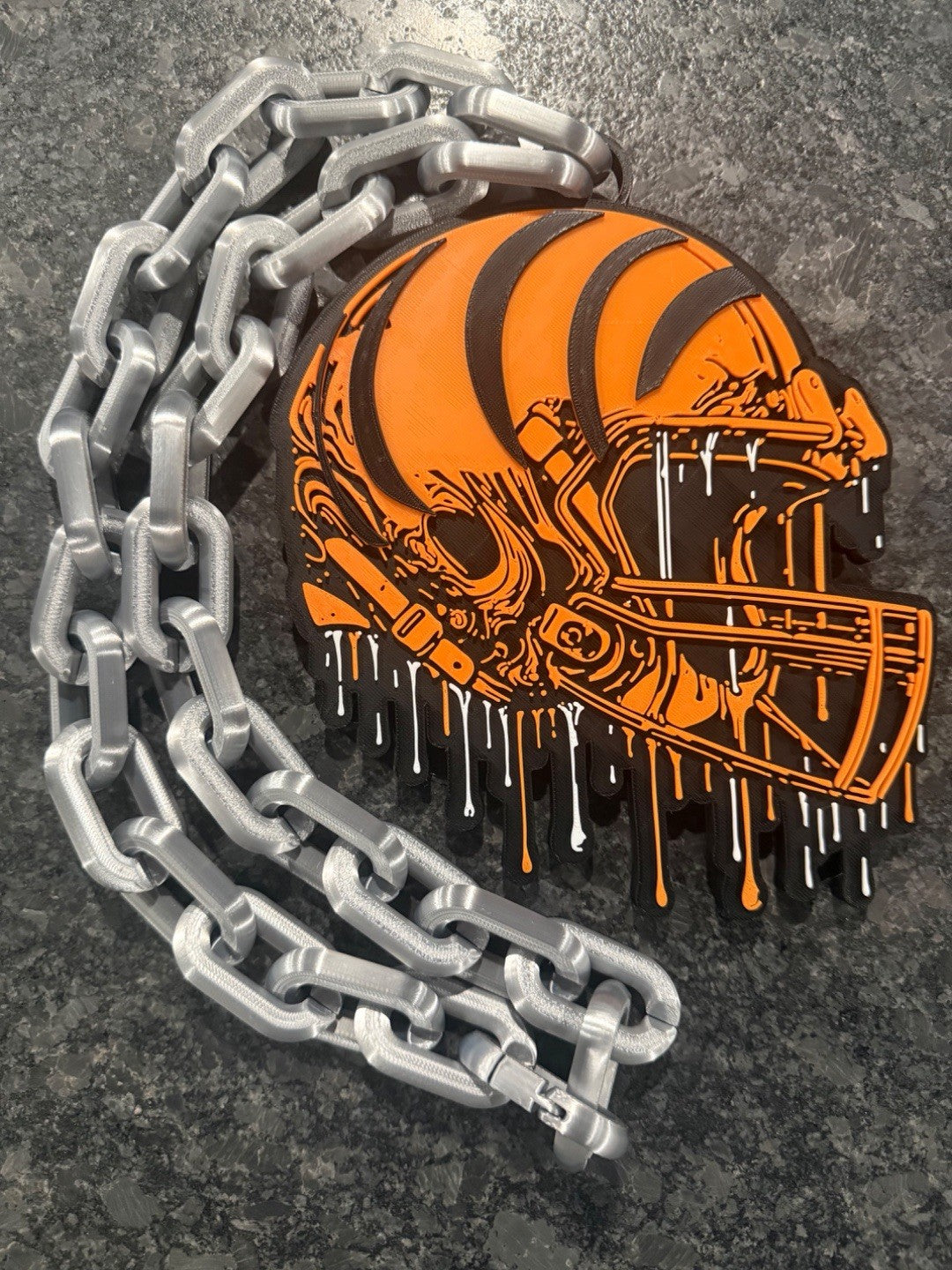Cincinnati Bengals Drip Hype Fan Chain Necklace
