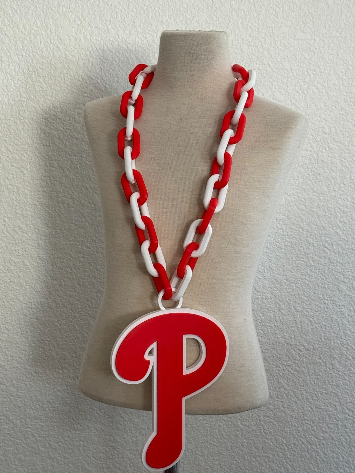 Philadelphia Phillies Oversized Hype Chain Necklace Phillie Phanatic"