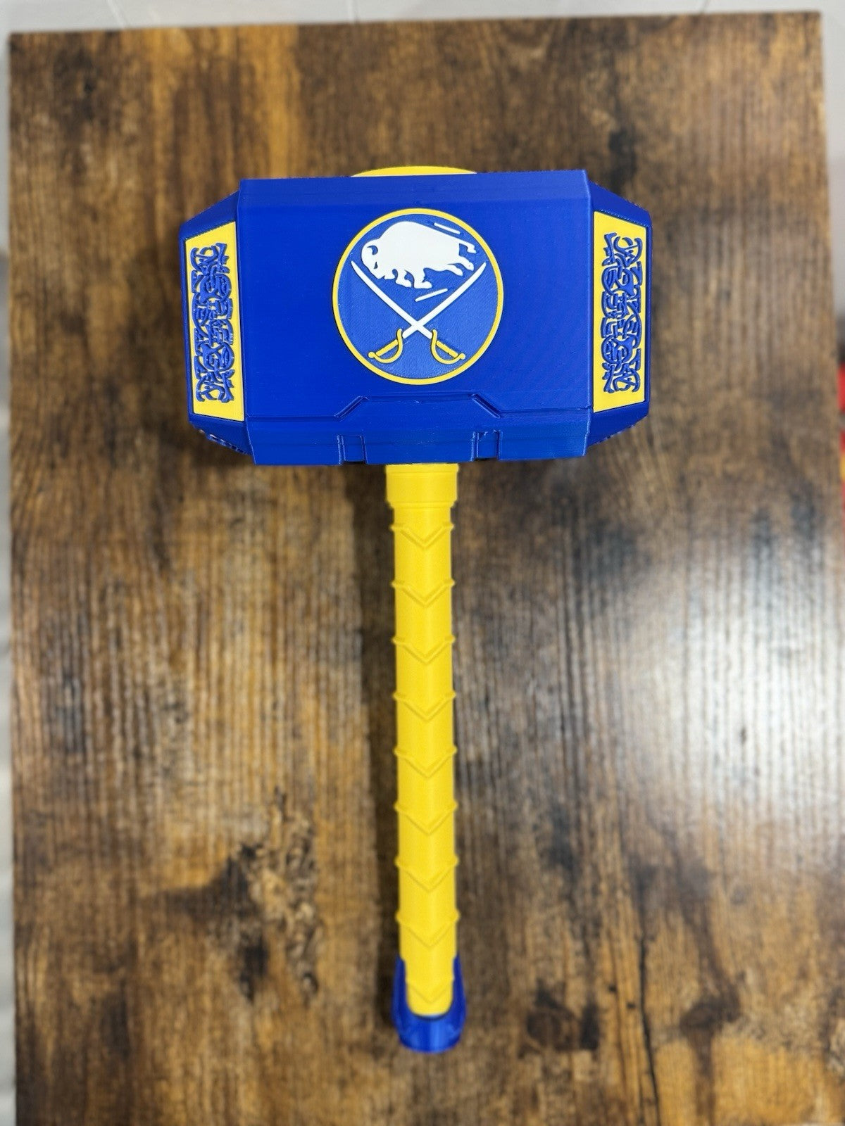 Buffalo Sabres Thor Hammer & Rock Stand NHL New York Hockey Sports Gift