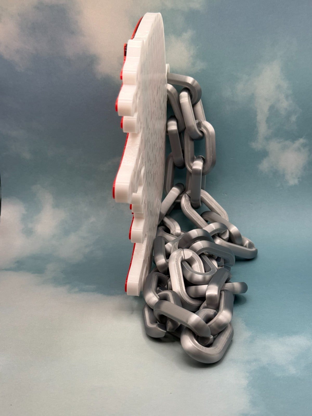 Cincinnati Reds Drip Baseball Cap Hype Chain Hand Made 3D Printed