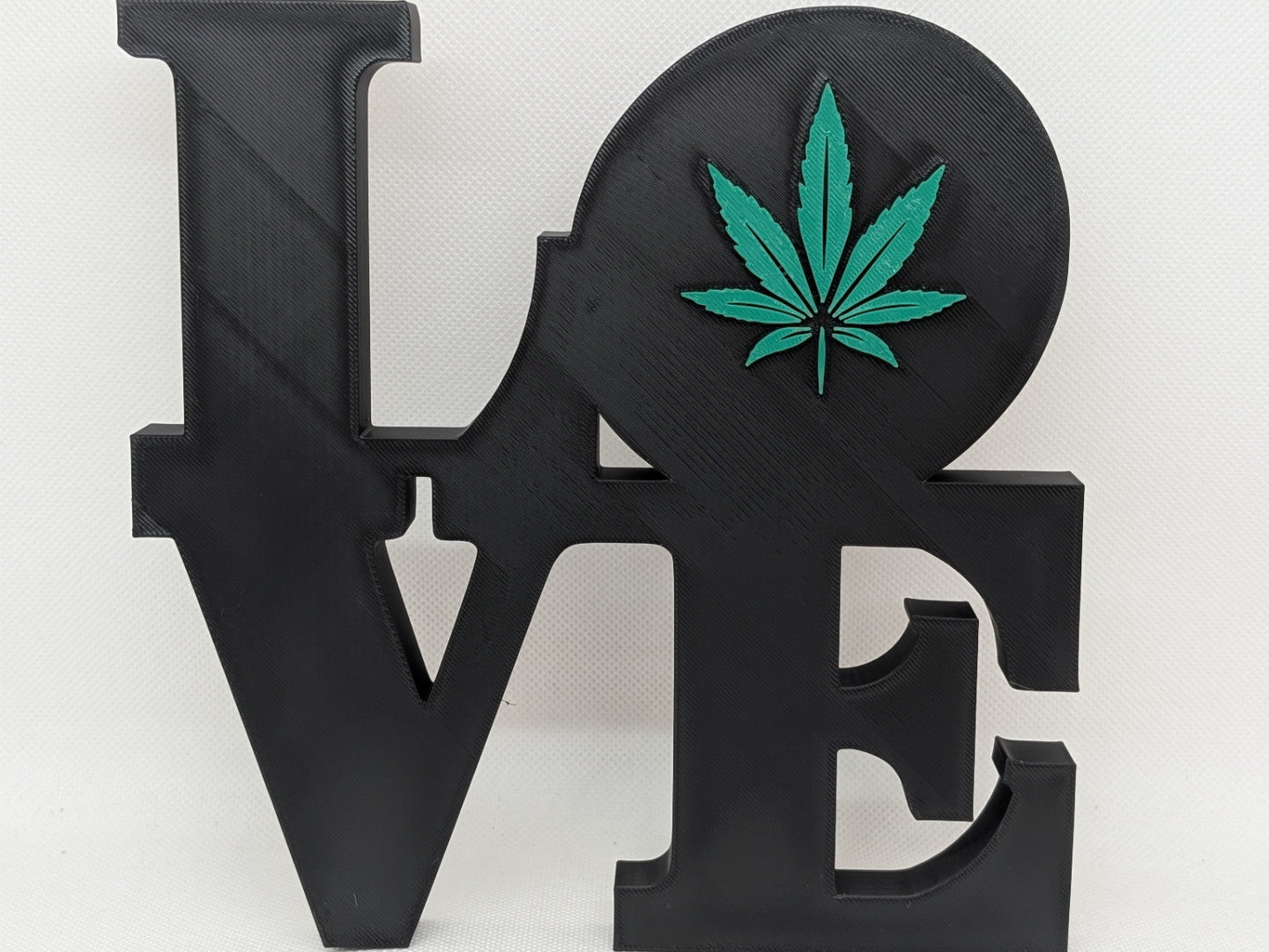 420 Marijuana Lovers Love Park Sign 3D Printed Wall Sign