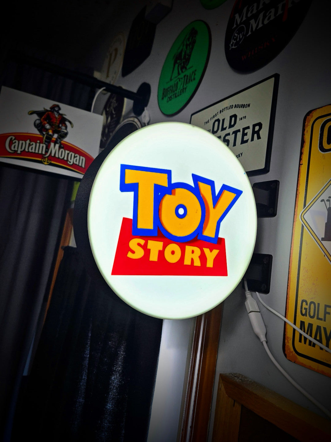 Toy Story 12 Inch Light Box LED Sign 3D Printed Wall Decor Man Cave Garage