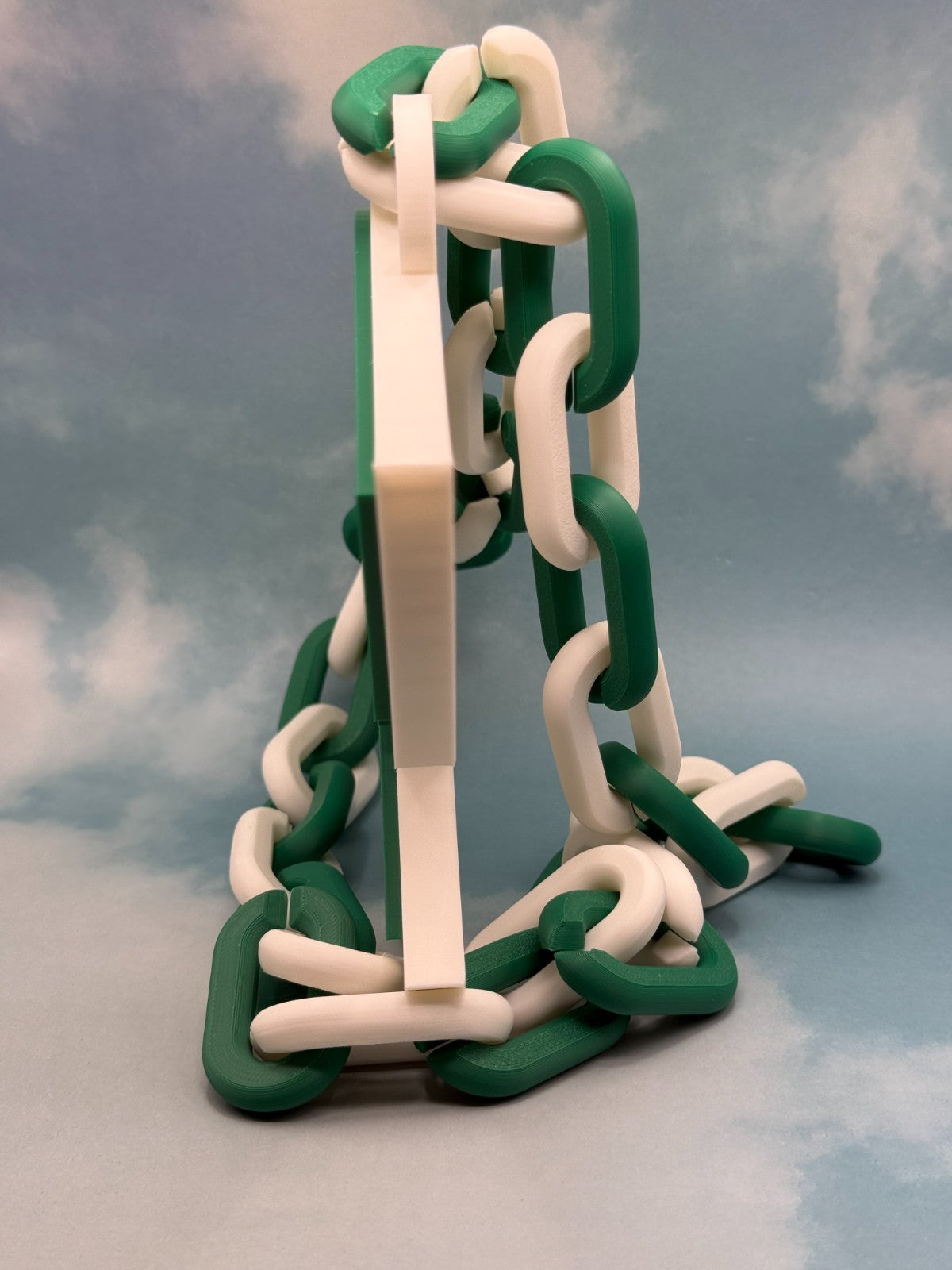 Stetson Hatters Oversized Necklace Hype Chain Handmade 3D
