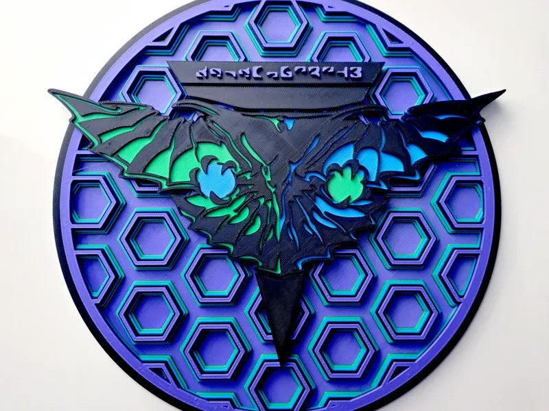 Romulan Star Empire Wall Art Or Display 3D printed Dimensional Mosaic
